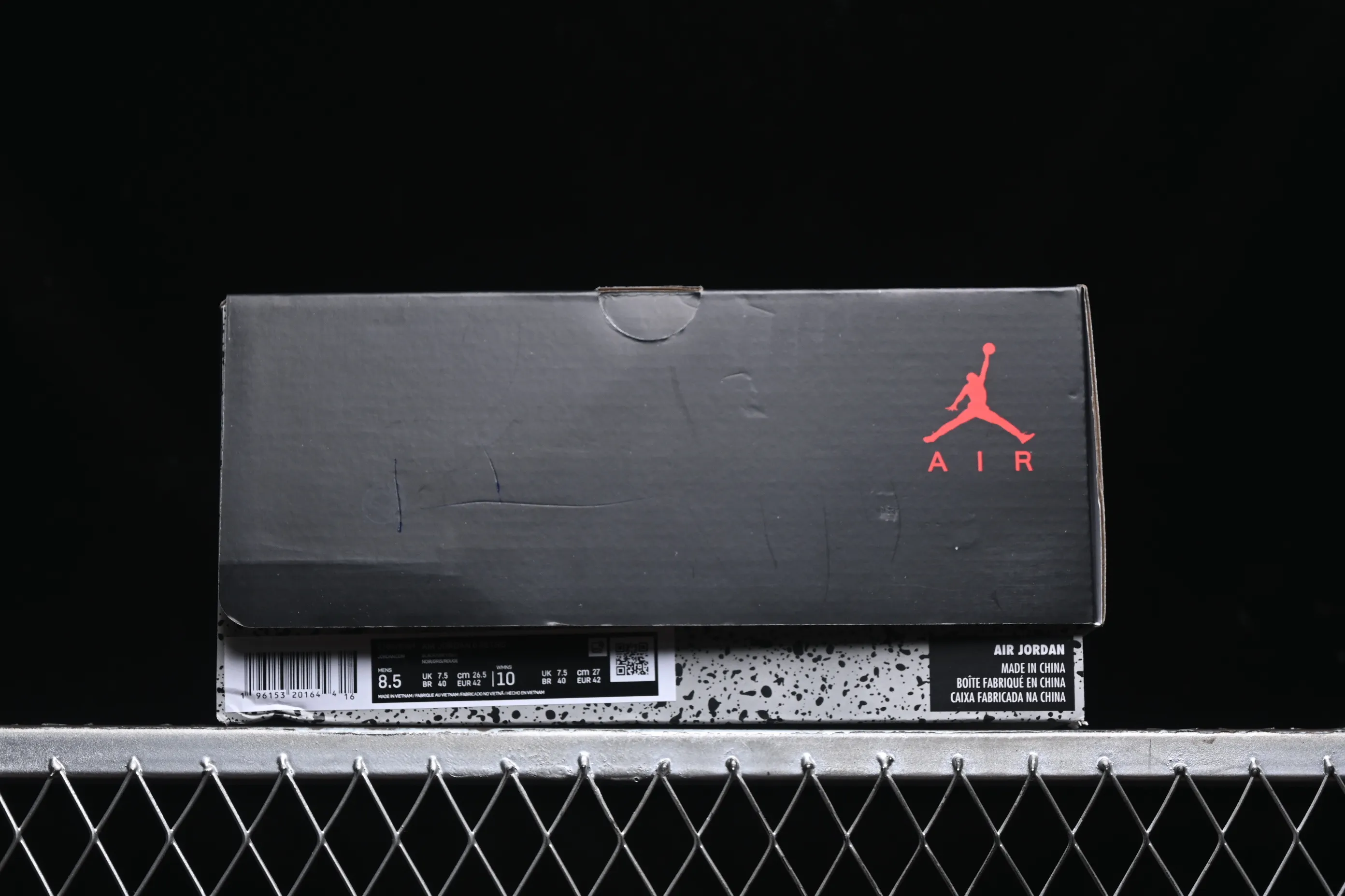 All categories Air Jordan Jordan series basketball shoes Air Jordan 6 F version Air Jordan 6 "Carmine" AJ6 Joe 6 black gray red 3M reflective basketball men's shoes CT8529-064